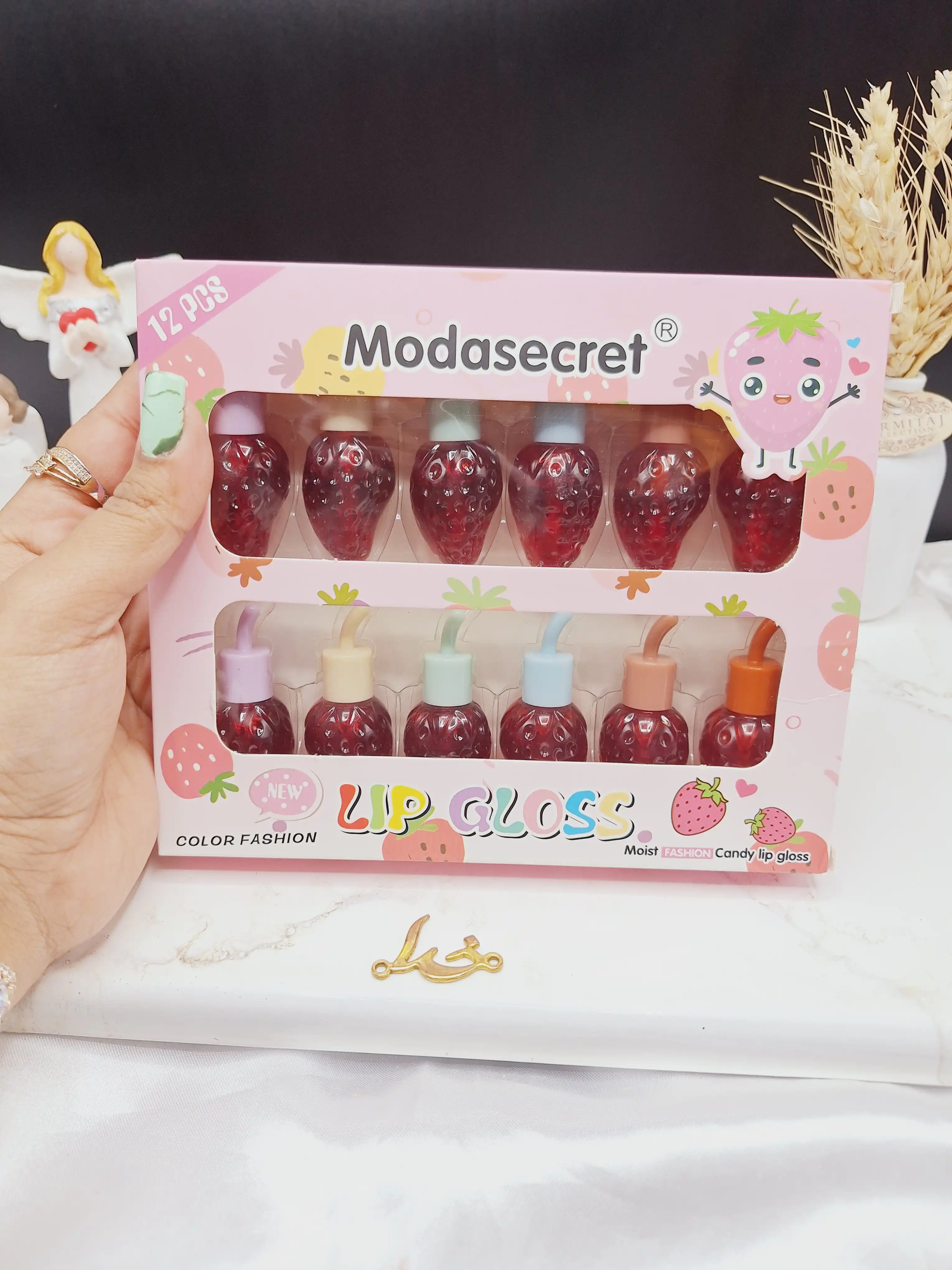 تینت لب طرح توت فرنگی مدا سکرت Moda Secret کد YL_33260